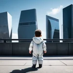 Home 9 디스토피아 문학 - **Surveillance and Conformity in a Controlled City**
A vast, monolithic cityscape stretches unde...