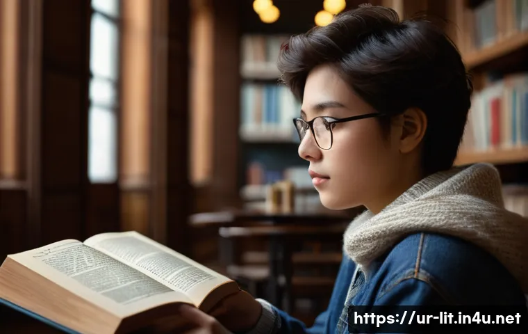 소설의 서술 방식 - **Prompt for "First-Person Narration":**
    "A candid, medium close-up shot of a young adult, possi...